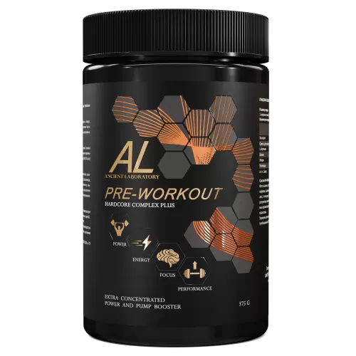 Ancient Laboratory Pre-Workout Hardcore Complex Plus 300 г — мощный предтреник для энергии и выносливости