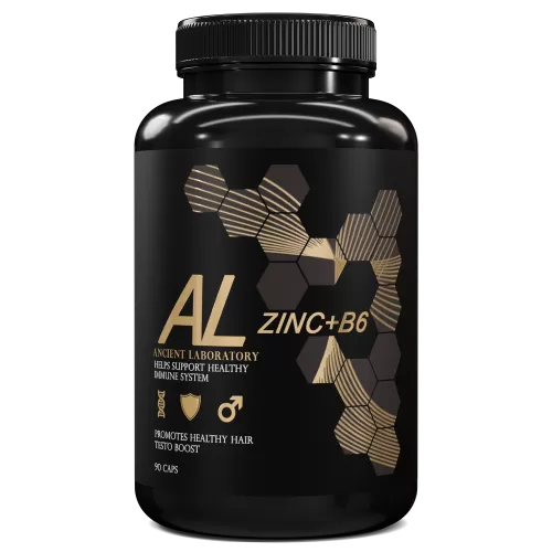 Ancient Laboratory Zinc + B6 — капсулы для тестостерона, иммунитета и здоровья кожи